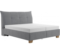 Posteľ Joris 180x200, svetlosivá
