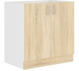 Kuchynská dolná skrinka SALLY 80-ZL-2F-BB, Dub sonoma