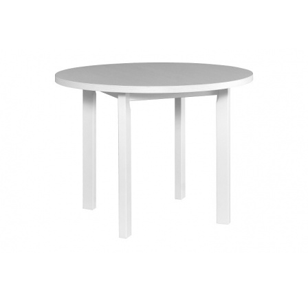 PENELOPE 2 ( POLI 2 ) - jedálenský stôl okrúhly laminovaný - biely - kolekcia "DRE" (K150-Z)