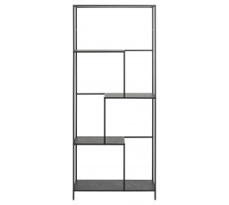 Vysoký regál Infinity čierny mramor