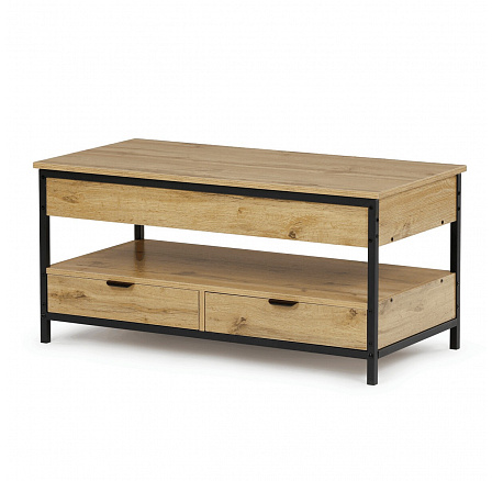 Konferenční stolek se zvedací deskou 100x50x48cm, mdf, dub, CT-I1201 OAK Konferenční stolek se zvedací deskou 100x50x48cm, mdf, dub, CT-I1201 OAK