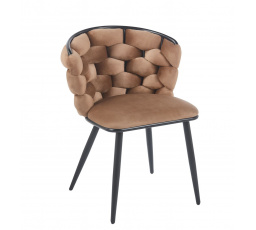 Stolička velvet cappuccino K47-FXJG B