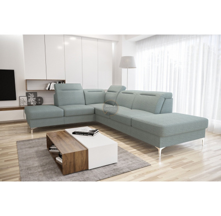 Rohová sedacia súprava OSLO 295x220 - mätová, ľavá