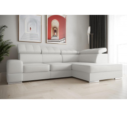 Rohová sedacia súprava ROYAL I 260×185 prírodná koža - prírodná koža - voliteľná farba