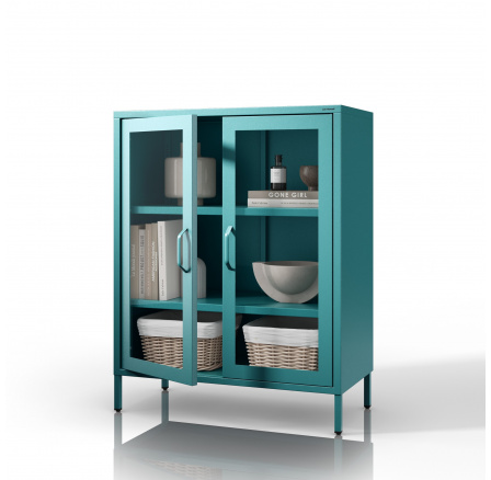 Presklená nízka morská vitrína: Moderná GINA, 800 x 1015 x 400 mm