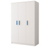 Šatní skriňa 3D SMYK I - 19, Biela Mat/Modrá