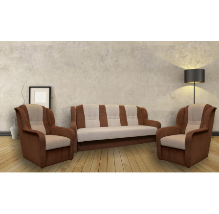 Sedacia súprava Ušák 3f+1+1+1 Aston brown K