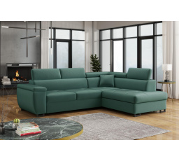 Rohová sedacia súprava Wiliam P tyrkysová