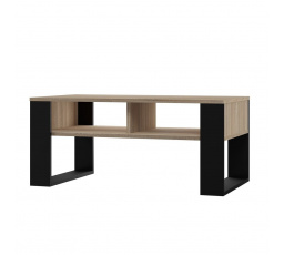 Konferenčný stolík SAVA 2, Dub sonoma/Čierna