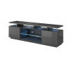 TV komoda EVA, grafitovo lesklý/grafitovo lesklý