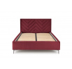 Posteľ MODULO 160 - korpus, Bordo Monolith 59