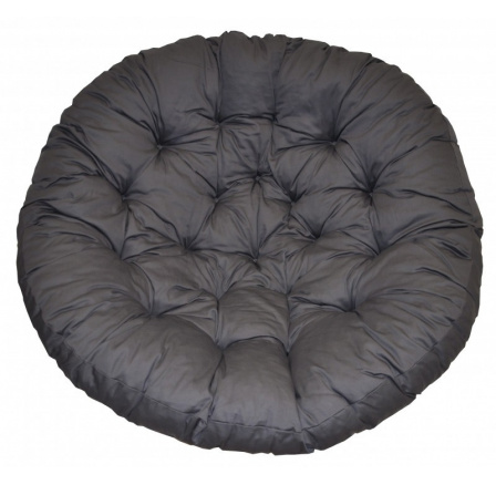 Vankúš pre kreslo papasan 110 cm sivý keper