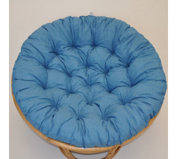 Vankúš deluxe pre kreslo papasan 100 cm - tyrkysová látka