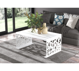 Konferenčný stolík SEMARA 100x60 Biely+Biely