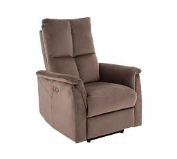 Rozkladacie kreslo NEPTUN, VELVET Cappuccino BLUVEL 38
