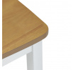 Jídelní set s 4 židlemi, 120x75x75cm, dýha, dub, VESPA OAK