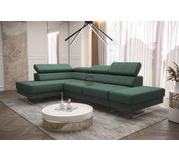Rohová sedacia súprava EMPORIO MINI 300x180 - zelená, ľavá