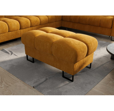 Taburet ASPEN 100x55 cm - žltá Taburet ASPEN 100x55 cm - žltá