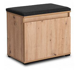 Skrinka na topánky MODENA 60 cm Dub Artisan/Grafit