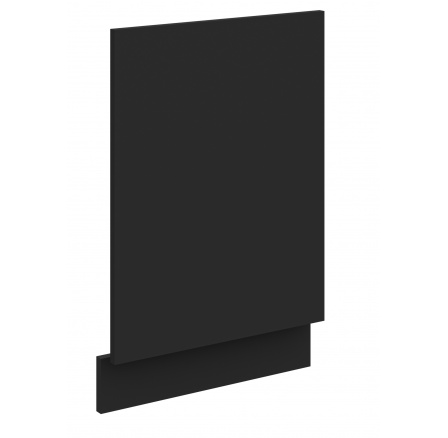 Dvierka na umývačku s panelom SIENA - ZM 570x446, Čierna matná