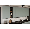 Dolní skříňka ARIA - 60 D 1F BB, Černá/Aquamarine