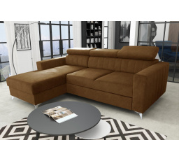 Rohová sedacia súprava Mildred L hnedá