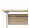 Písací stôl OFFICE 80400/318, Dub sonoma/Biela