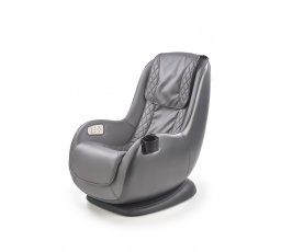 Kreslo DOPIO s masážnou funkciou, sivé