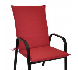 Vankúš na kreslo z kovu UNI taho - látka bordová