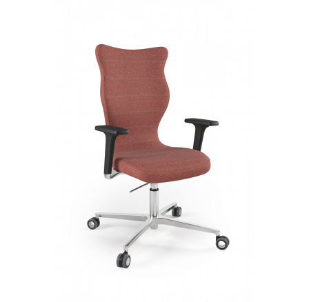 Kancelárske otočné kreslo ZODIAC , leštené Palladium 02 veľkosť 7