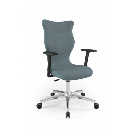 Kancelárske otočné kreslo PERTO , leštený hliník Letto 06 veľkosť 7