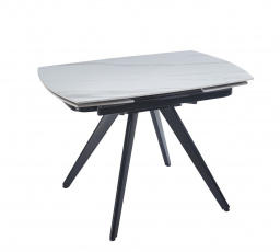 PREDPREDAJ -15% do 09.09 ! Rozkladací stôl biely mramor 120180x80 ST31-FXJG