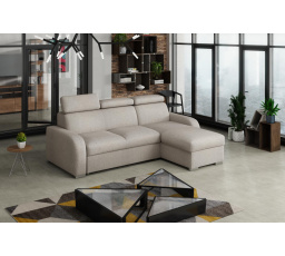 Rohová sedacia súprava Norway UNI 2F-OTO biela káva