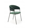 Jedálenská stolička K426, zelený zamat