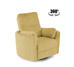 PEGAS relaxačné kreslo horčicové (1p=1ks)