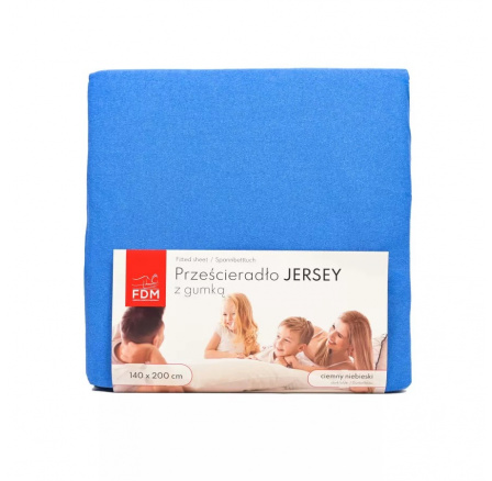Plachta JERSEY tmavo modrá - 100 x 200 Plachta JERSEY tmavo modrá - 100 x 200