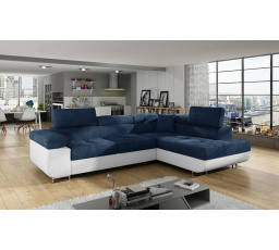 Rohová sedacia súprava ANTON, Kronos 09/Soft 17 Pravá