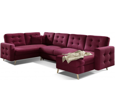 Sedacia súprava v tvare U ASGARD, Mat Velvet 68 326x93 univerzálna