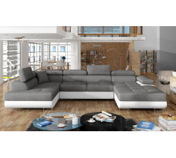 Sedacia súprava v tvare U RODRIGO, Sawana 05 / soft 17 ľavá