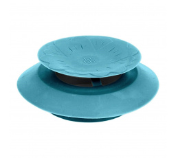 Silikónová zátka do drezu modrá