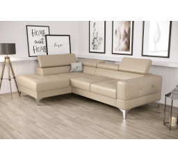 Rohová sedacia súprava TOSCANIA MINI prírodná koža 170x250 cm - prírodná koža - voliteľná farba, ľavá