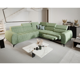 Rohová sedacia súprava PORTO II, relax 255X258 cm - pravá, voliteľný odtieň