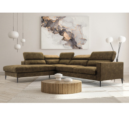 Rohová sedacia súprava JEZZI, Palladium 10, Ľavá