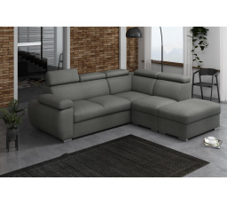 Rohová sedacia súprava Bodie V pravá sivá