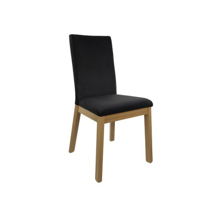 HOLTEN/2 stoličky prírodný dub TX099/Element 1 čierna