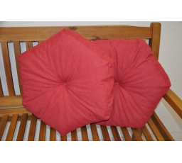 Vankúš hviezda bordová sada 2 kusy