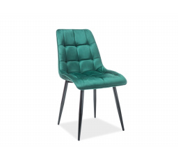 Jedálenská stolička CHIC Velvet, zelená Bluvel 78