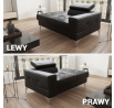 Sofa leňoška TOSCANIA 135 cm - modrá, ľavá strana