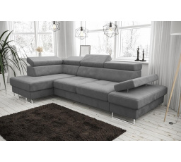 Rohová sedacia súprava GALAXY MINI 170x280 - sivá, ľavá