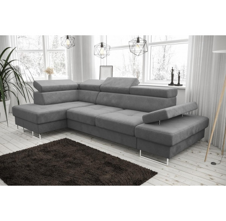 Rohová sedacia súprava GALAXY MINI 170x280 - sivá, ľavá Rohová sedacia súprava GALAXY MINI 170x280 - sivá, ľavá